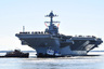 Атомный авианосец USS Gerald R. Ford (CVN 78) ВМС США получили 22 июля. Корабль считается самым дорогим в мире (13 миллиардов долларов), в 2020 году заменит авианосец USS Enterprise (CVN 65).
На корабле предусмотрено размещение более 4,5 тысяч военных и 75 самолетов, он оснащен зенитными ракетами «корабль-воздух» средней дальности RIM-162 ESSM, корабельным зенитно-ракетным и зенитно-артиллерийским комплексами. Водоизмещение корабля — 100 тысяч тонн, длина — 332,8 метра, ширина — 40,8 метра (ватерлиния), 78 метров (полетная палуба). Максимальная скорость составляет 30 узлов. Срок службы составит не менее 50 лет.