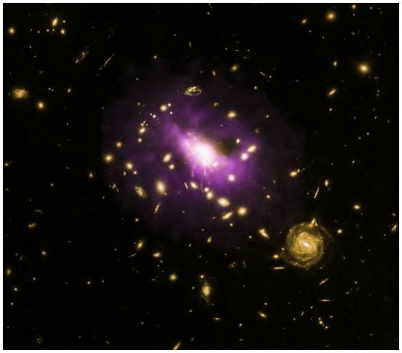 Um buraco negro em um aglomerado de galáxias chamado RX J1532.9 +3021 (RX J1532 para o short), que está localizado a cerca de 3,9 bilhões de anos-luz da Terra interessante, espaço, beleza, ciência, foto