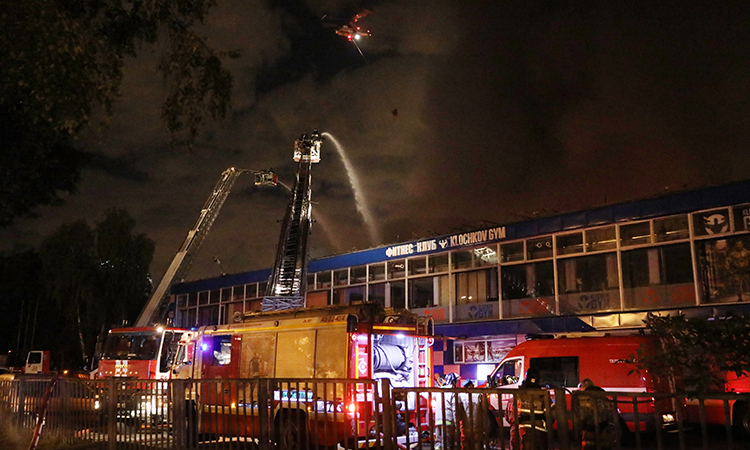 Пожар нанес огромный ущерб Москве