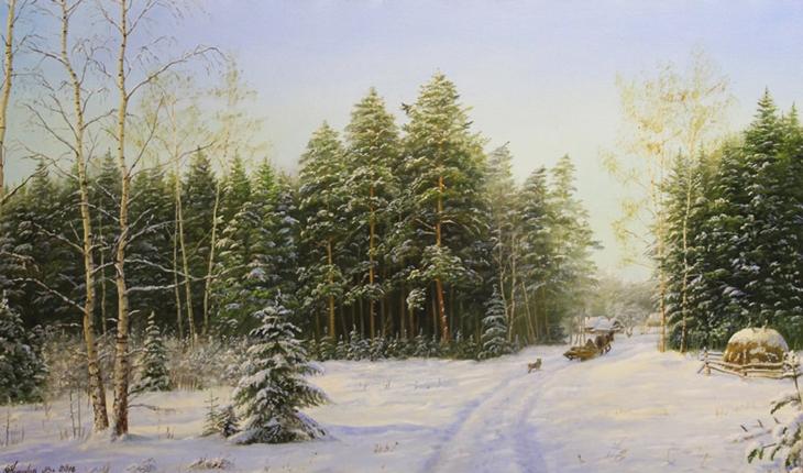 Листья с веток долой, нынче месяц-бродяга. Художник Владимир Куликов Листья с веток долой, нынче месяц-бродяга. Художник Владимир Куликов