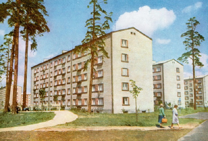 Новый квартал в Риге. СССР, 1965 год. Новый квартал в Риге. СССР, 1965 год.