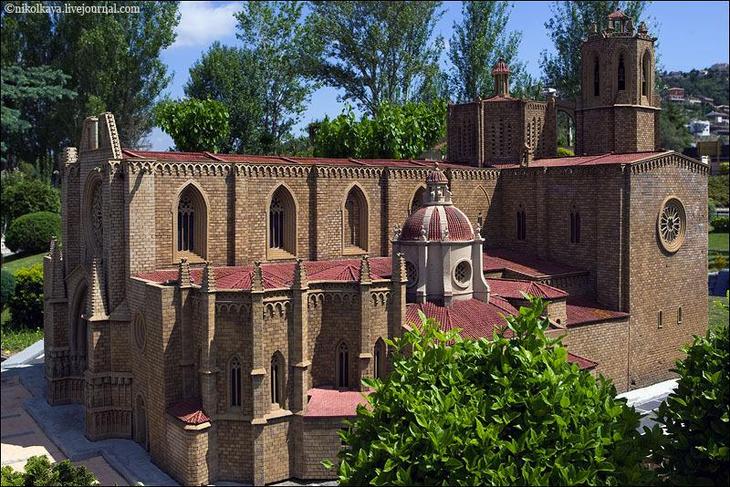 Каталония в миниатюре, Испания Парк миниатюр в Барселоне