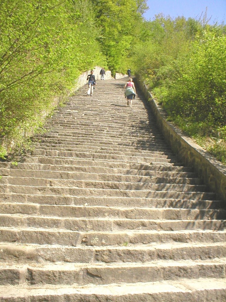 Каменная лестница смерти в Австрии