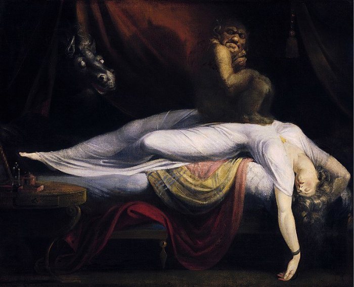 Ночной кошмар. Генри Фюзели, 1781 год. | Фото: en.wikipedia.org. Ночной кошмар. Генри Фюзели, 1781 год. | Фото: en.wikipedia.org.
