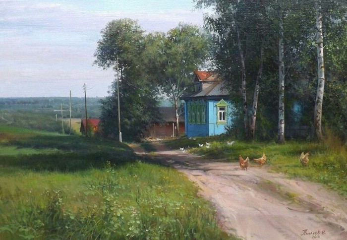 Деревня - душа России. деревня, красота природы, длиннопост, Живопись