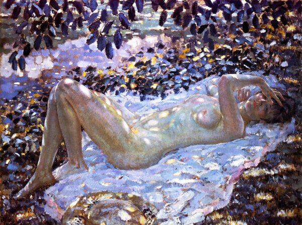 Обнажённая в солнечных зайчиках (1915)