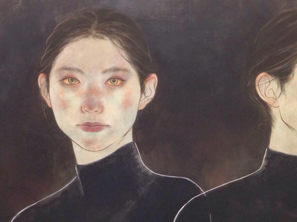Казухо Имаока (12).jpg Женщины и кошки: современные картины Казухо Имаока