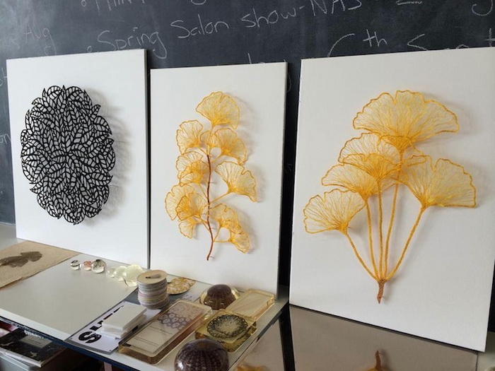 Необычная вышивка от Meredith Woolnough Необычная вышивка от Meredith Woolnough