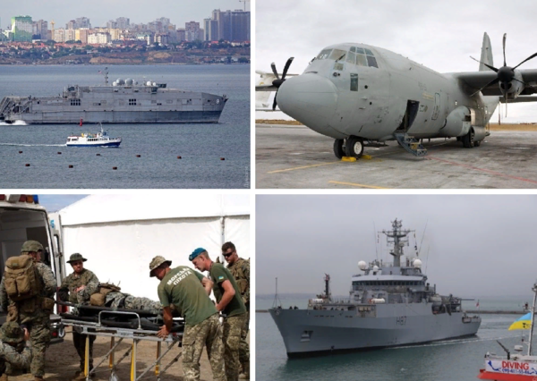 Военно-морские учения США, Украины и Британии "Sea Breez-2019". Источник изображения: https://flot2017.com