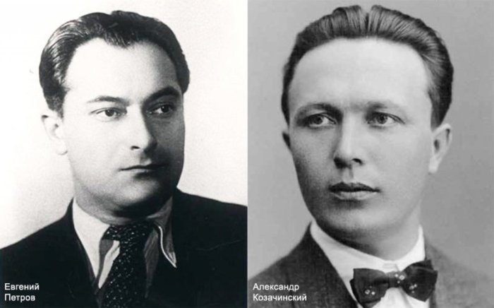 Евгений Катаев (Петров) и Александр Козачинский | Фото: domkino.tv Евгений Катаев (Петров) и Александр Козачинский | Фото: domkino.tv