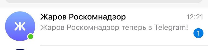Глава Роскомнадзора зарегистрировался в Telegram, который он заблокировал