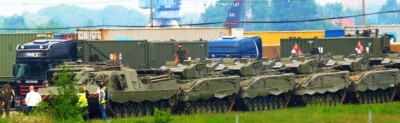 В Латвию прибыли испанские танки В Латвию прибыли испанские танки