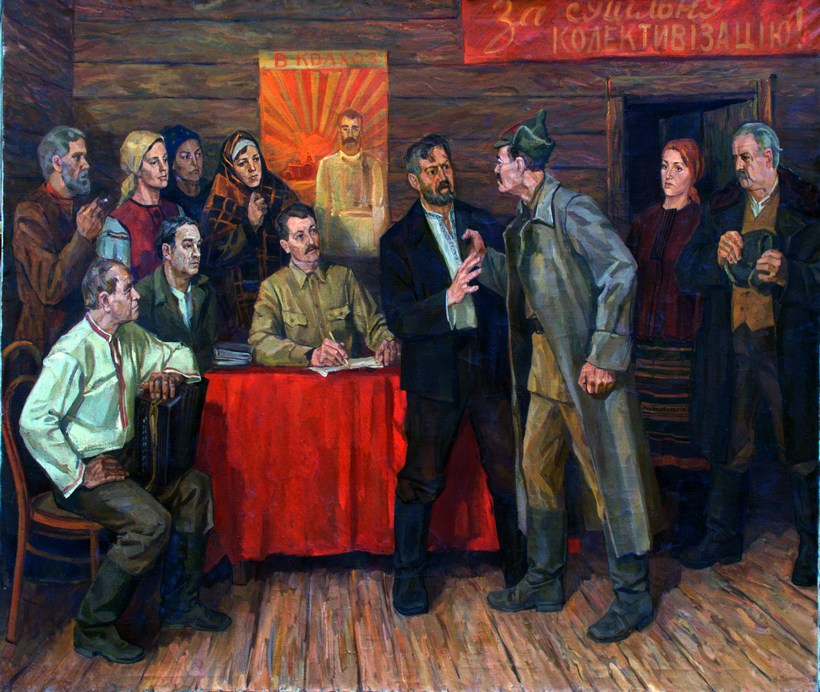 Нина Марченко. Запись в колхоз. 1985 Нина Марченко. Запись в колхоз. 1985