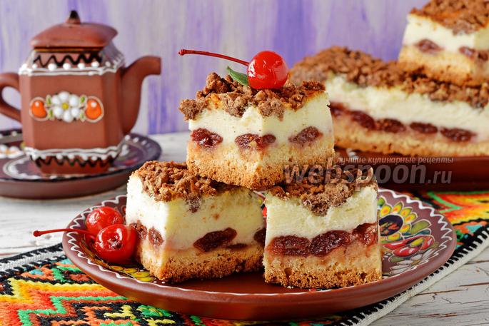 Выпечка с вишней и сметаной рецепты