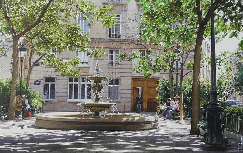 Парижские акварели Thierry DUVAL