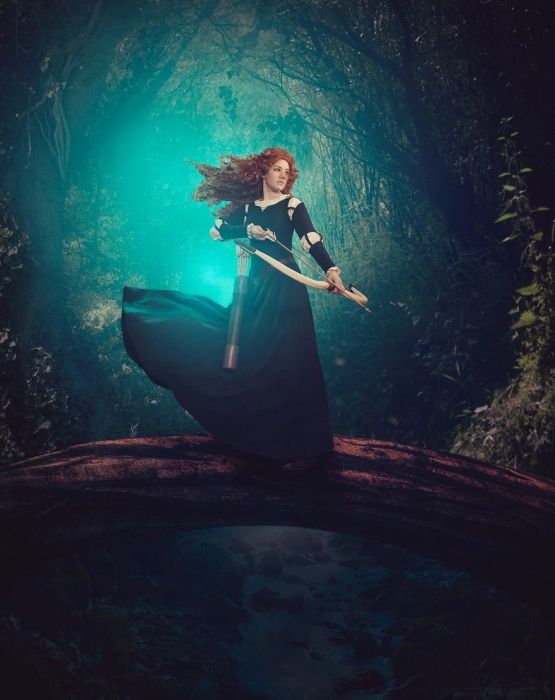 Мерида - девушка, которая никогда не сдаётся. Автор: Jenni Emilia. Мерида - девушка, которая никогда не сдаётся. Автор: Jenni Emilia.