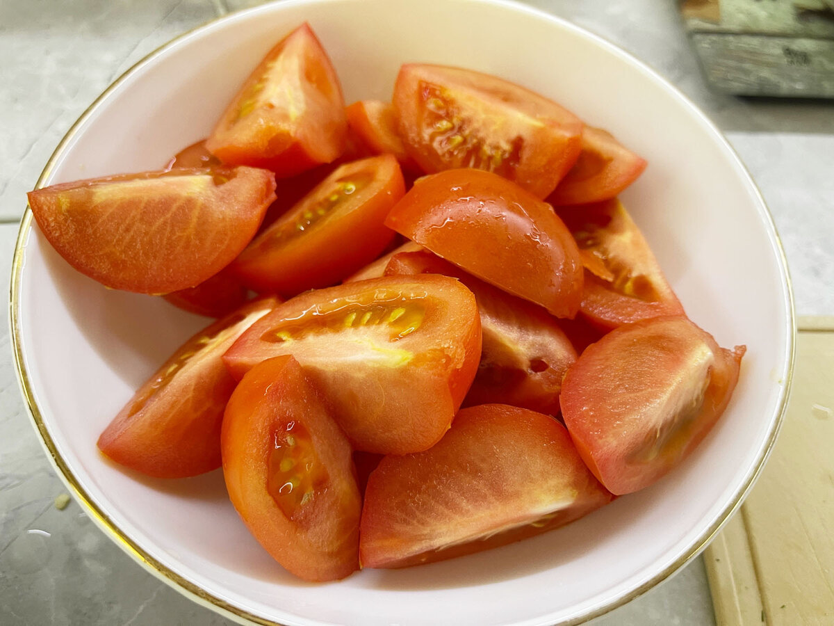 Готовлю закуску "Помидоры по корейски" под картошечку и застолье. Вкусно и просто