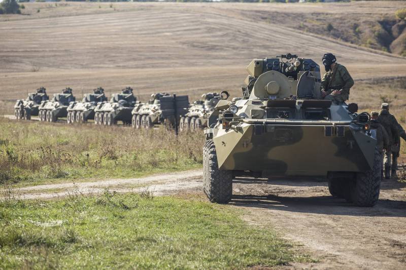 Учения в ЗВО рядом с украинской границей