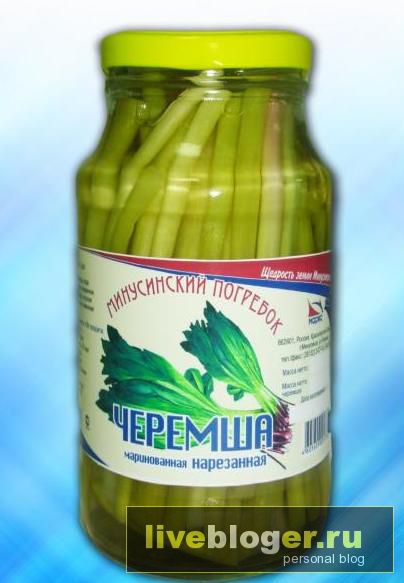 Черемша консервированная