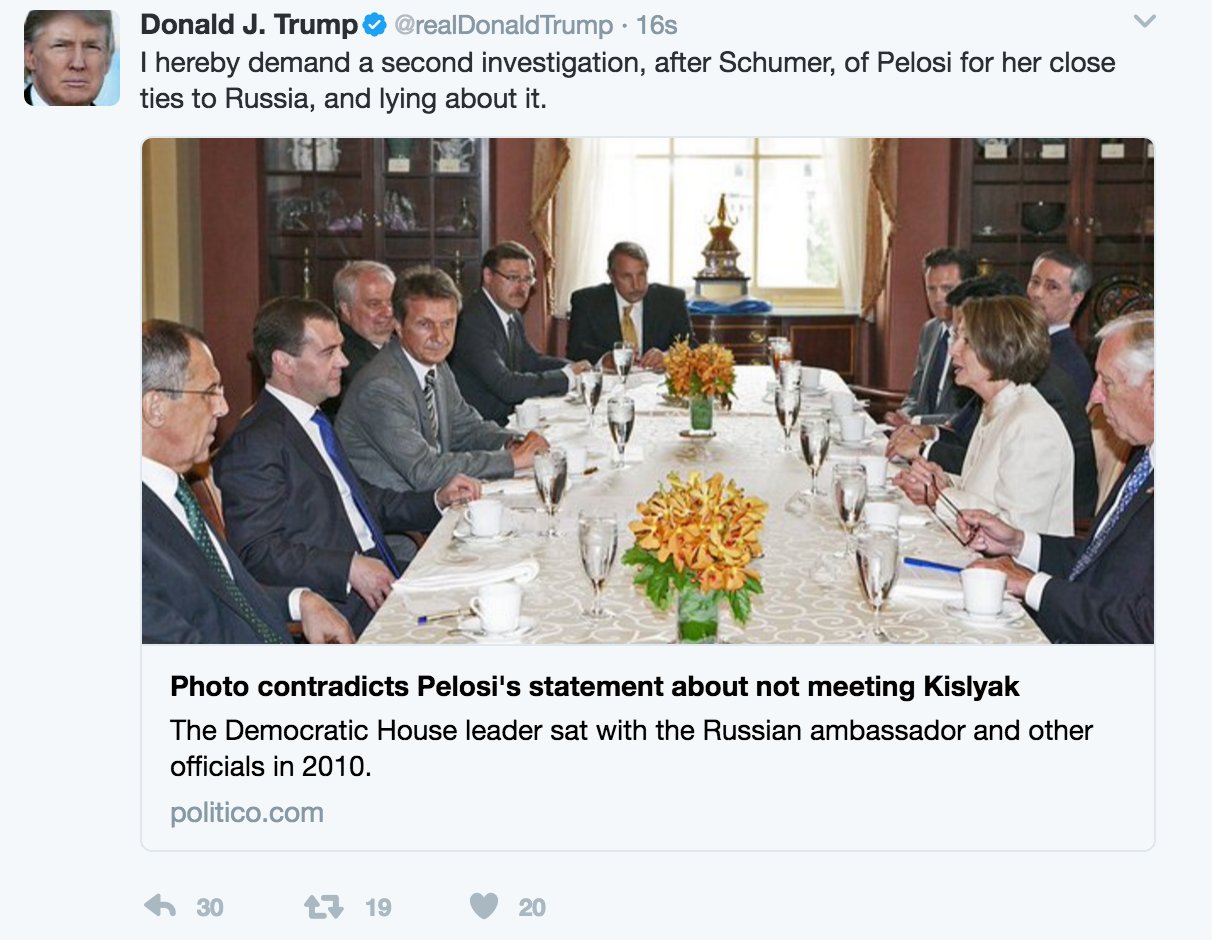 Трамп делает ответные ходы Трамп делает ответные ходы