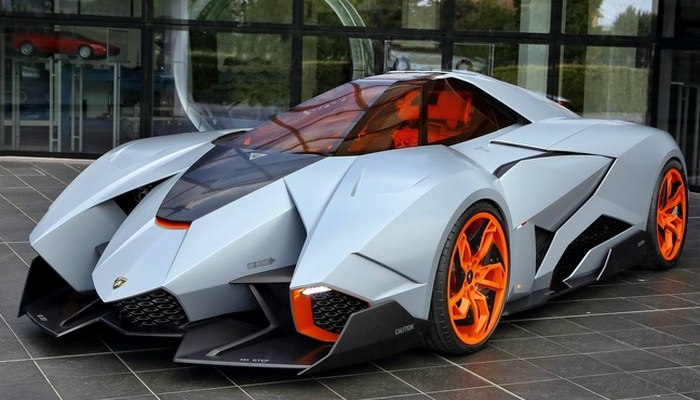 Автомобиль Lamborghini Egoista Concept.