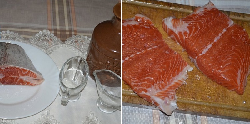 как засолить красную рыбу
