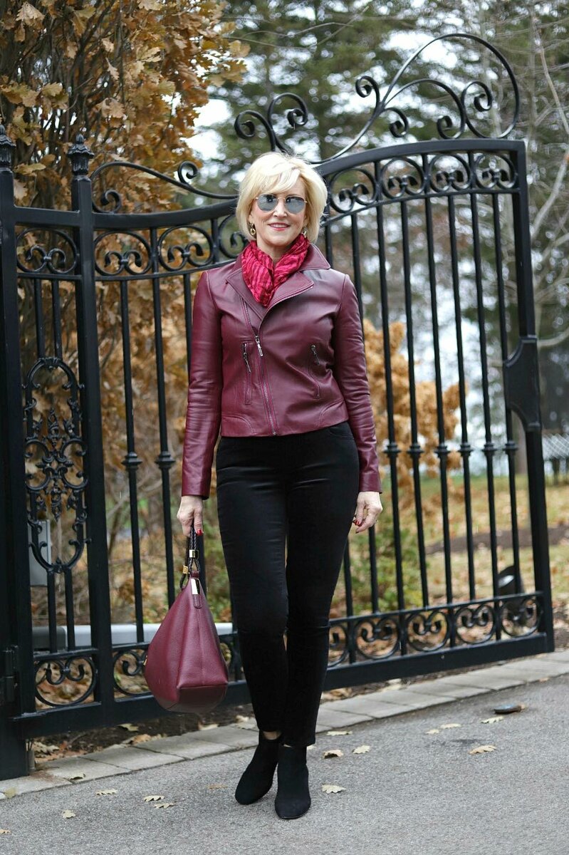 Куртка-косуха и образы для элегантной и стильной женщины 50+, а не молодящейся тёти