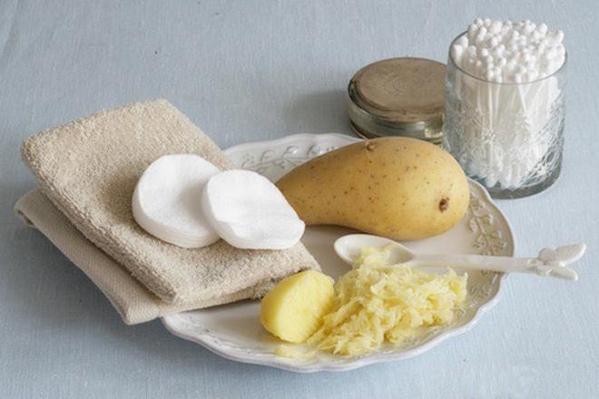 Маска для лица из картофеля с медом Маска для лица из картофеля с медом