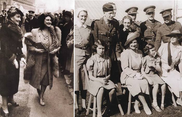 Королева-мать и ее дочери Елизавета и Маргарет: Ранее не публиковавшиеся фотографии
