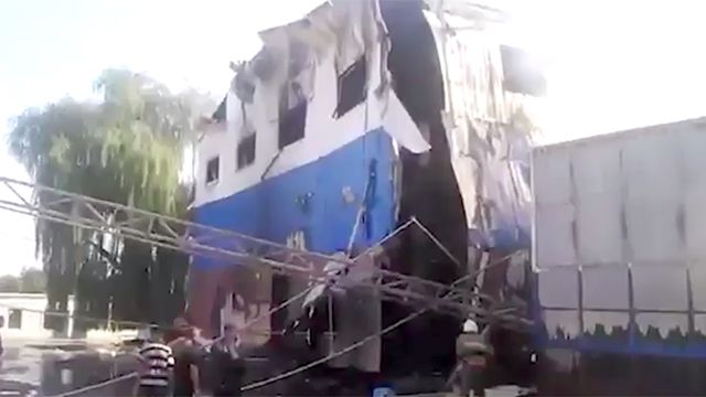 Видео с места взрыва в Ставрополье, унесшего жизни двоих человек