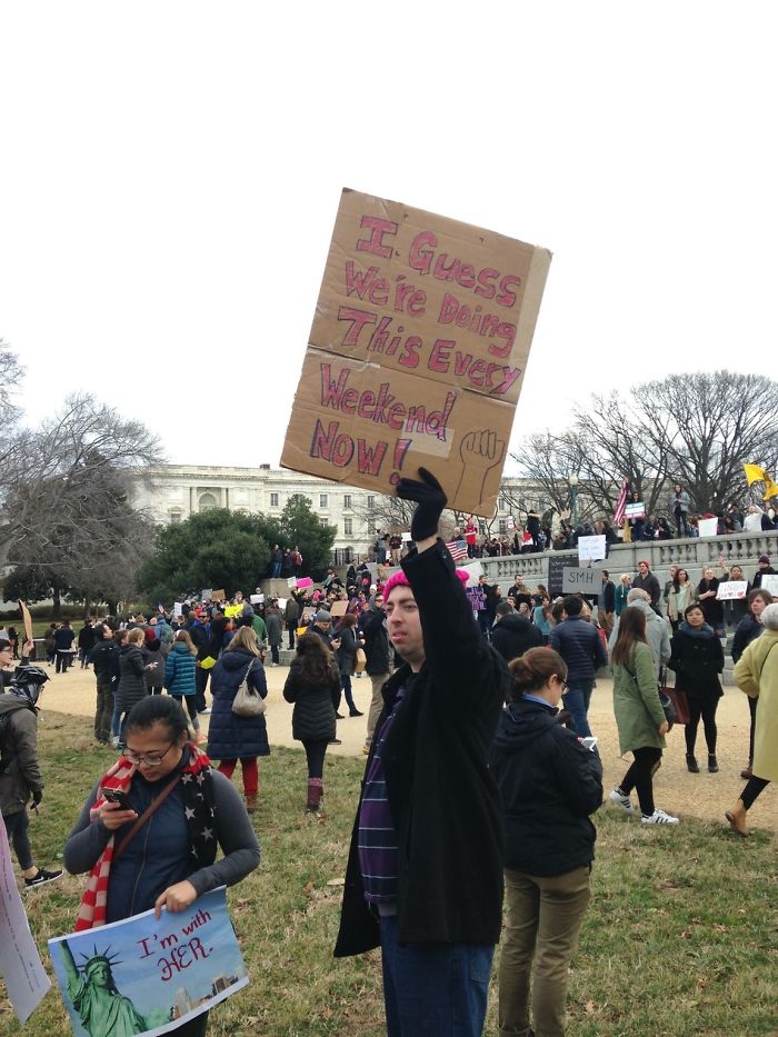 20+ Of The Best Signs From Muslim Ban Protests