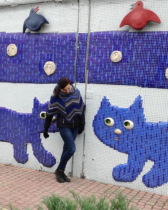 Синие коты, синяя шаль