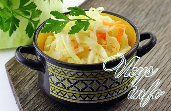 Капуста провансаль быстрого приготовления