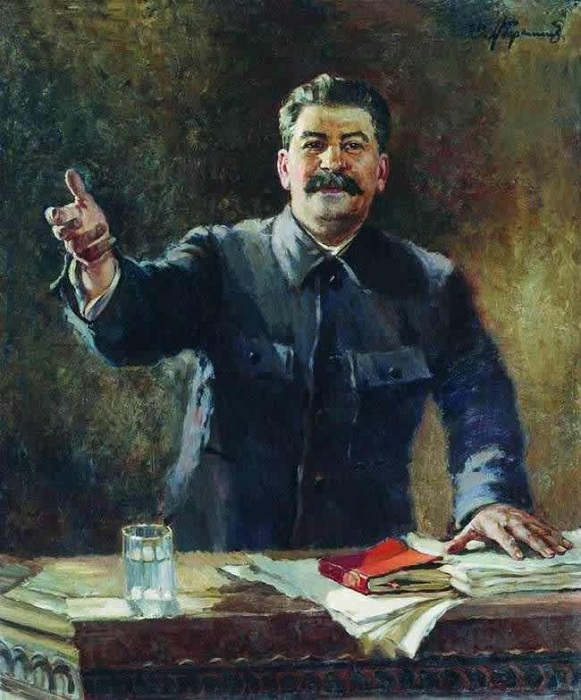 Портрет И.В. Сталина. Портрет И.В. Сталина.