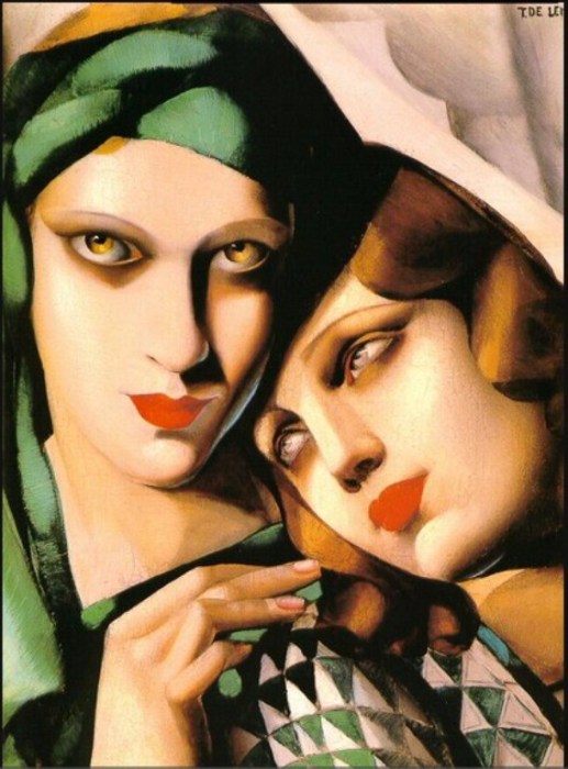 Зелёный тюрбан, 1930 год. Автор: Тамара де Лемпицка (Tamara de Lempicka). Зелёный тюрбан, 1930 год. Автор: Тамара де Лемпицка (Tamara de Lempicka).
