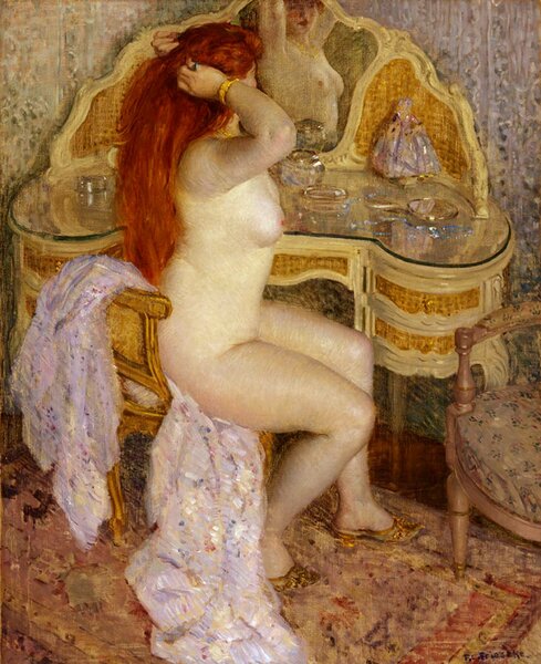 Обнажённая у туалетного столика (1909)