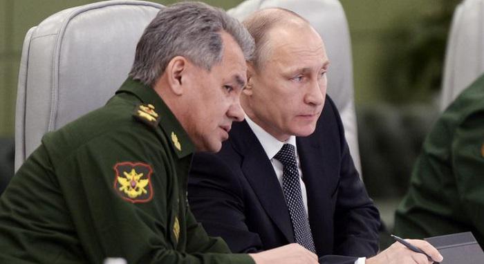 Путин и Шойгу Путин и Шойгу