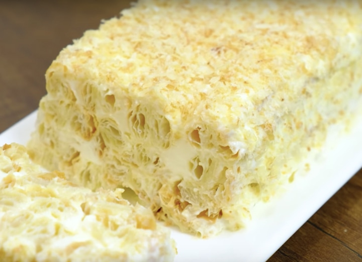 Невероятно вкусный торт из трех ингредиентов. Будет вкуснее Наполеона Невероятно вкусный торт из трех ингредиентов. Будет вкуснее Наполеона