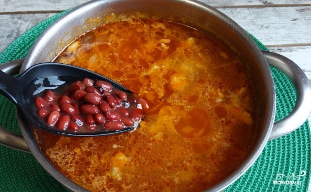 Щи с консервированной фасолью постные рецепт пошаговый Щи с консервированной фасолью постные рецепт пошаговый