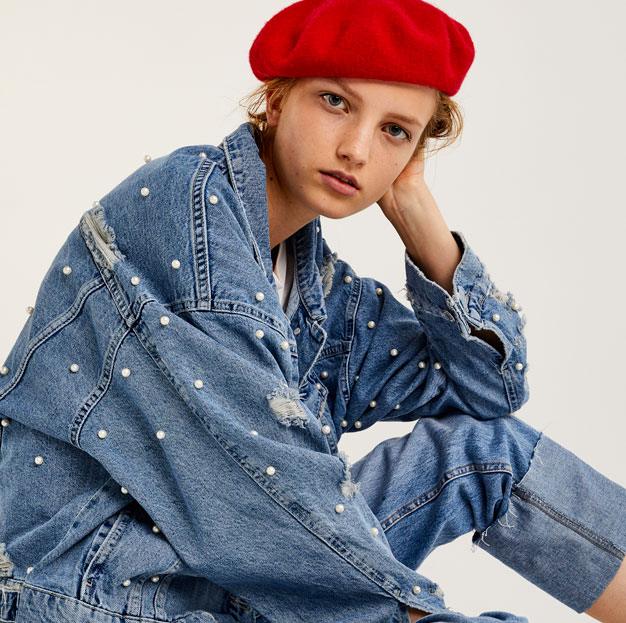 Жемчуг будет украшать даже джинсовые куртки Жемчуг будет украшать даже джинсовые куртки