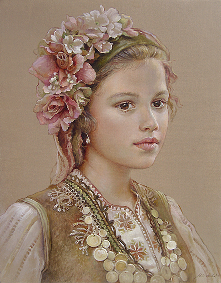 Болгарская художница Мария Илиева (Maria Ilieva) (67 работ) Мария Илиева, болгарская художница и ее женские образы