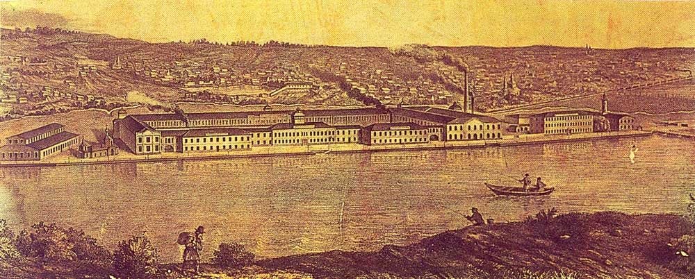 Тульский оружейный завод в XVIII веке. Тульский оружейный завод в XVIII веке.
