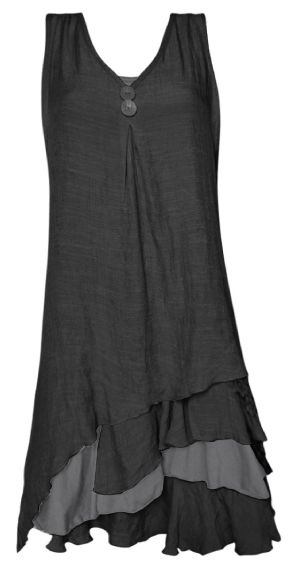layered tunic dress: 