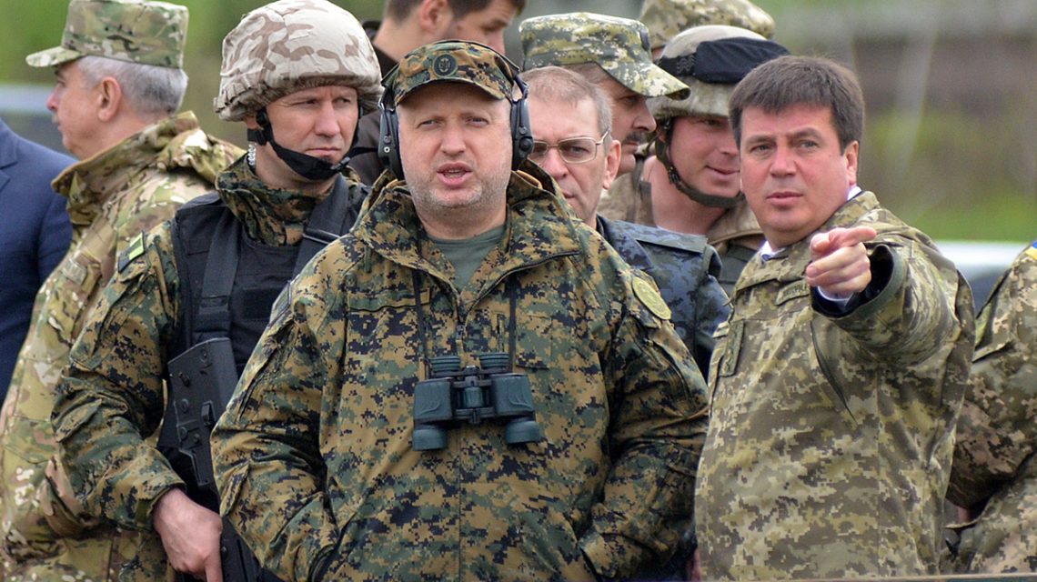 Турчинов: Армия РФ на учениях отрабатывает захват украинских городов Турчинов: Армия РФ на учениях отрабатывает захват украинских городов