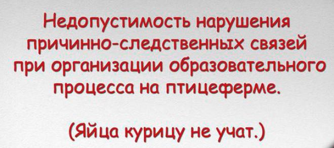 Пословицы и поговорки научным языком