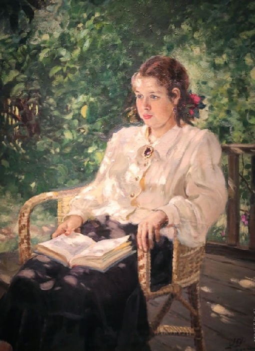 «Портрет дочери». Автор: А. Герасимов. «Портрет дочери». Автор: А. Герасимов.