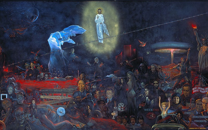 Монументальные картины Ильи Глазунова: гениальные полотна или неуемный пафос