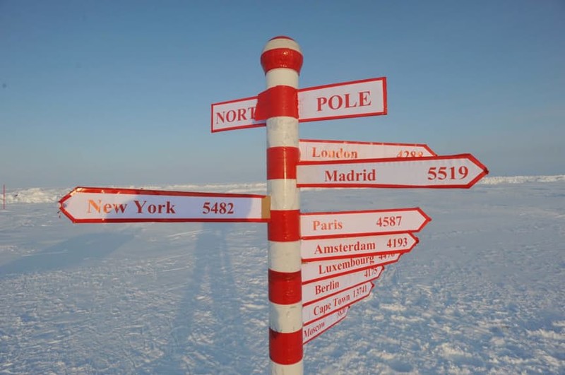 Куда бы ты ни шел на Северном полюсе, ты идешь на юг занимательно, интересно, северный полюс, факты