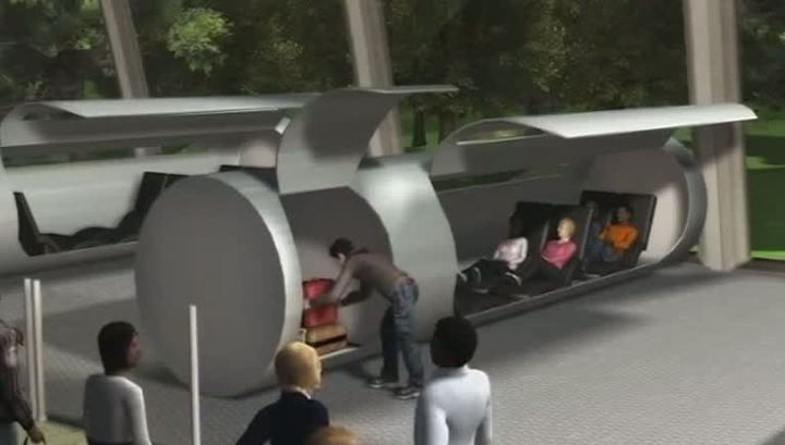 Вакуумный поезд Hyperloop первым могут запустить в России Вакуумный поезд Hyperloop первым могут запустить в России