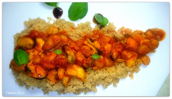 CUSCUSU TRAPANESE (кускус с морепродуктами) CUSCUSU TRAPANESE (кускус с морепродуктами)
